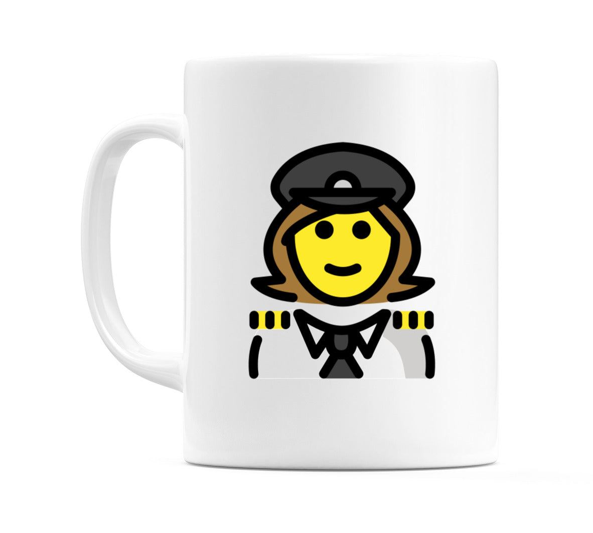 Female Pilot Emoji Mug