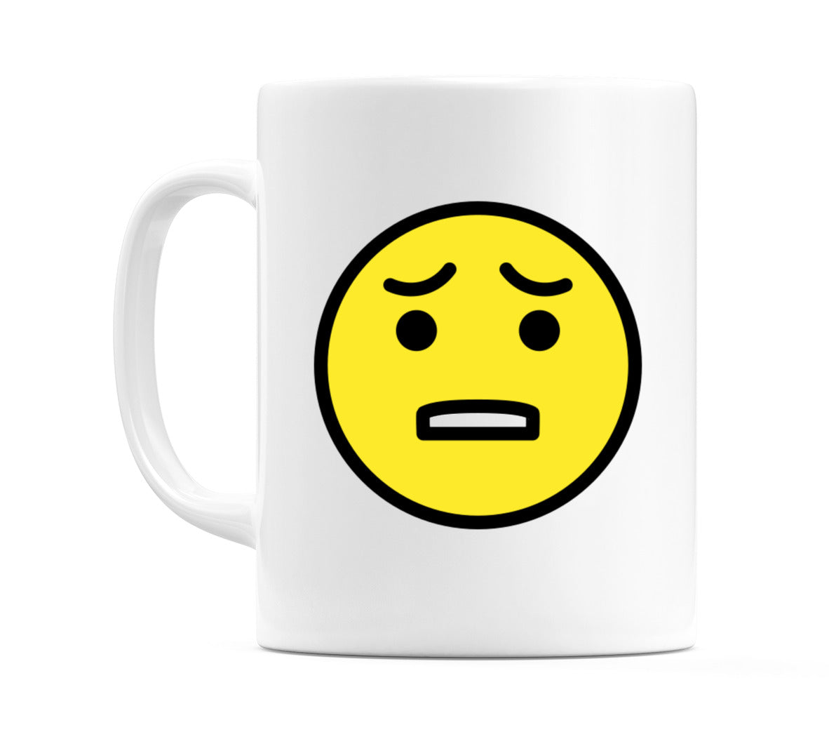 Anguished Face Emoji Mug