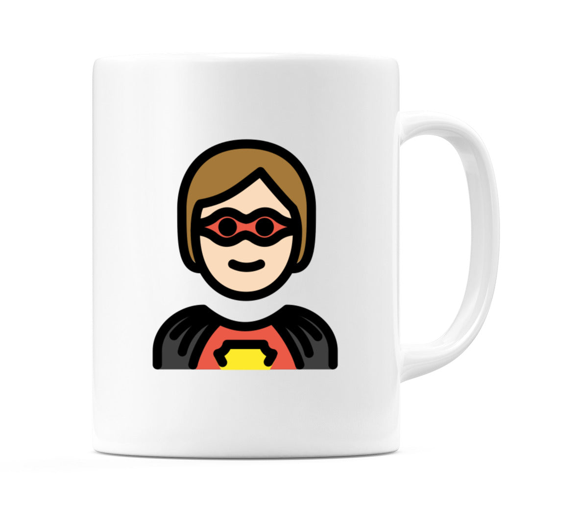 Superhero: Light Skin Tone Emoji Mug