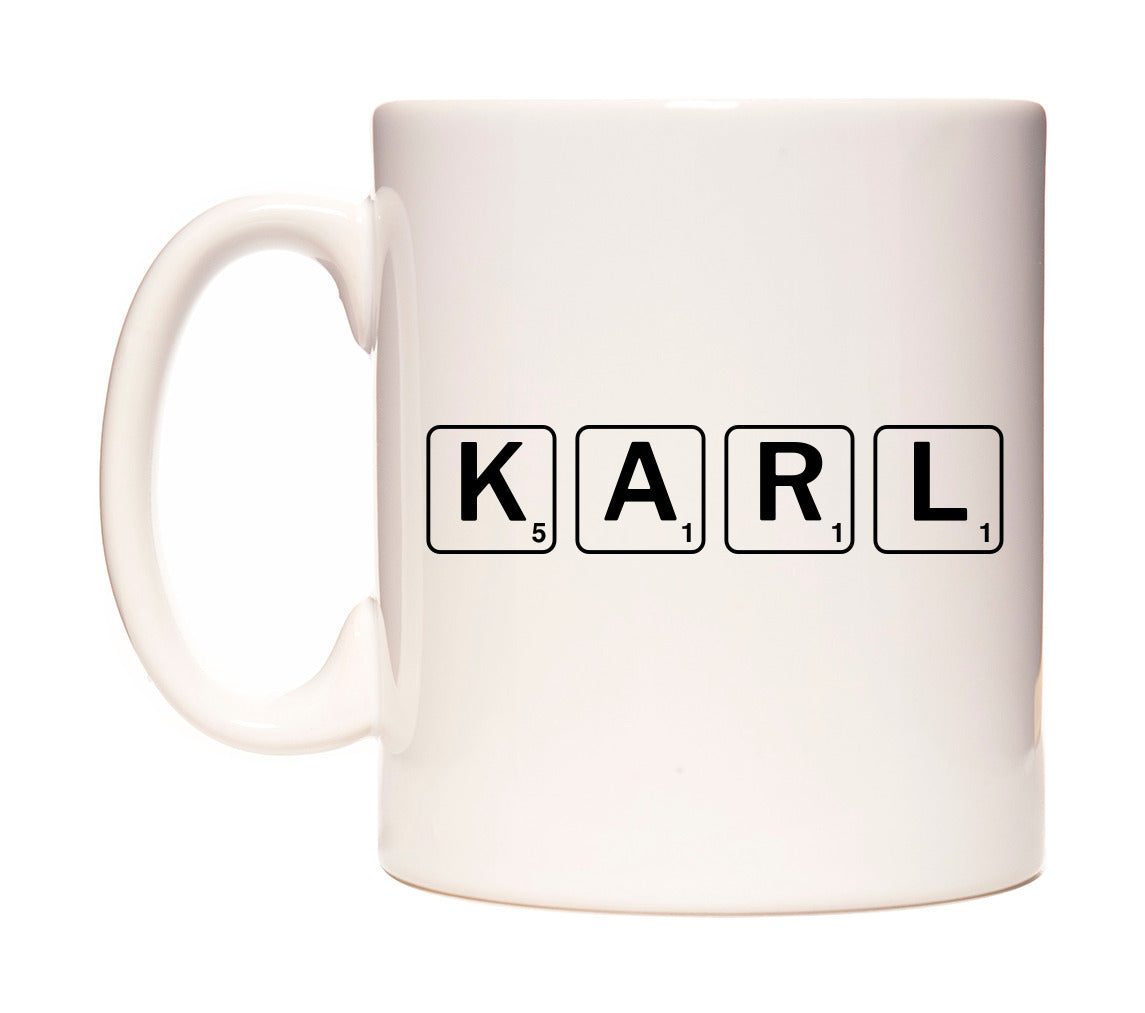 Karl - Scrabble Themed Mug