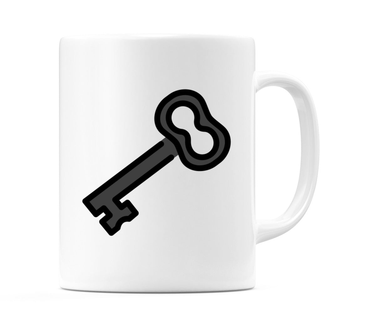 Old Key Emoji Mug