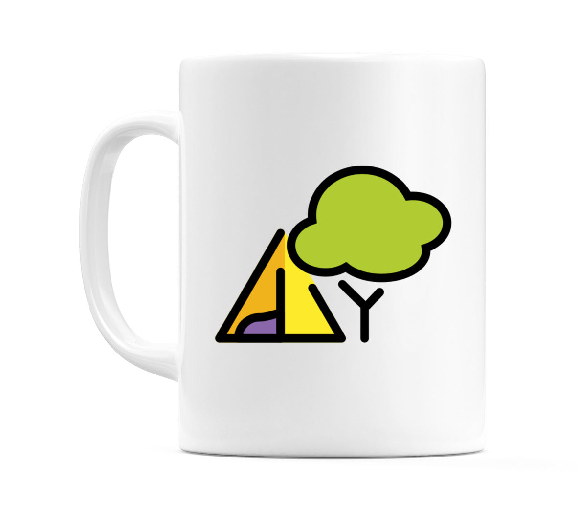 Camping Emoji Mug