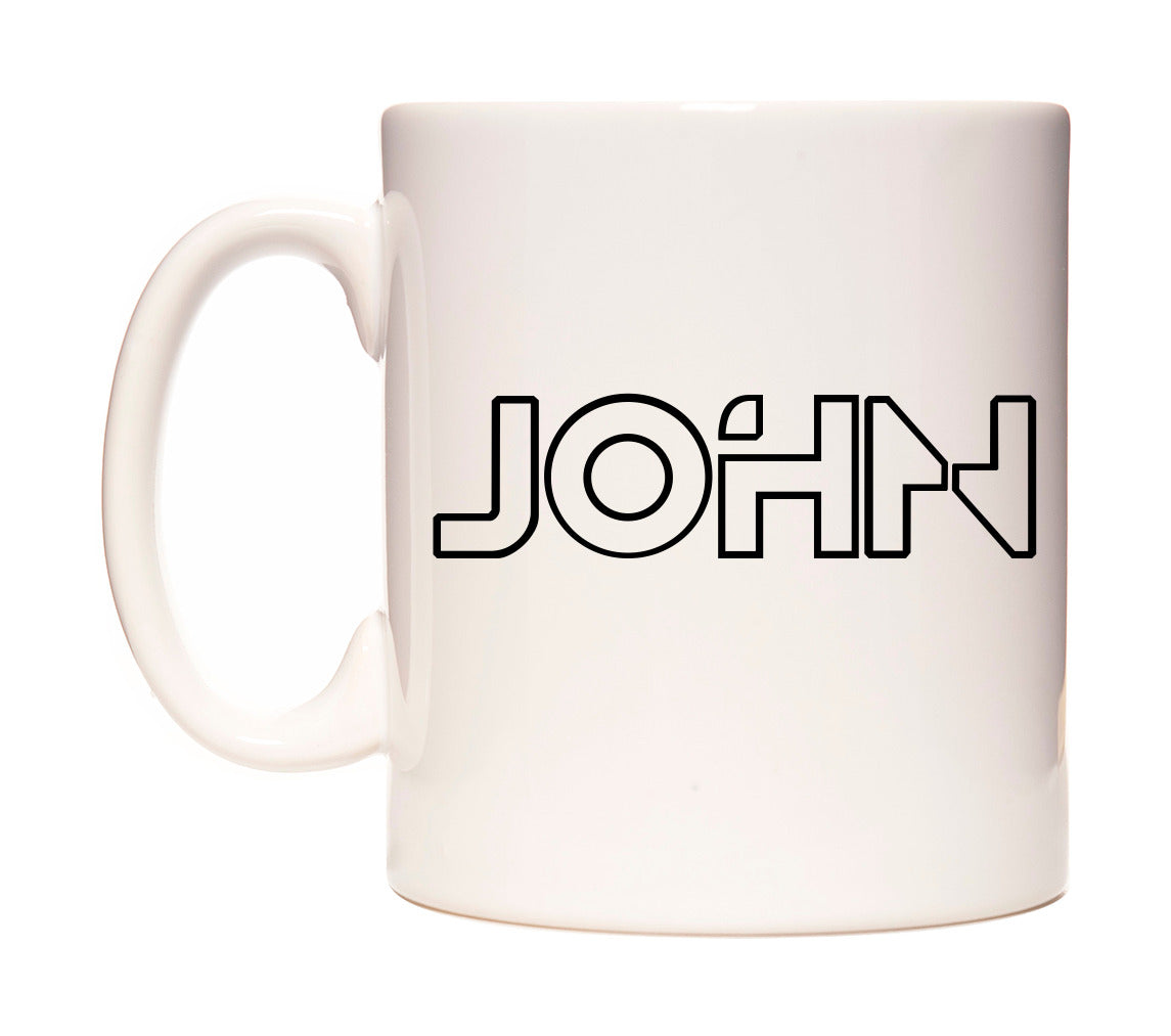 John - Tron Themed Mug