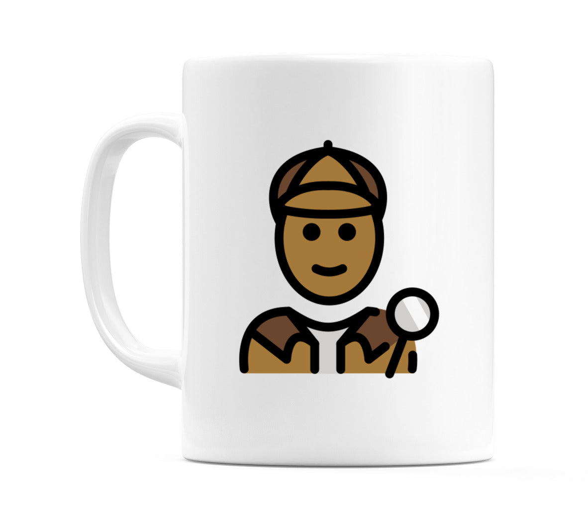 Detective: Medium-Dark Skin Tone Emoji Mug