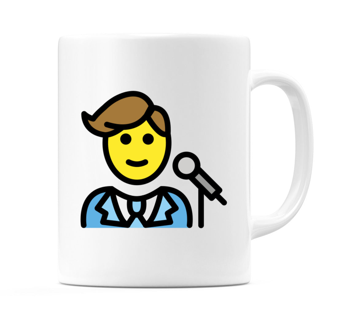 Male Singer Emoji Mug