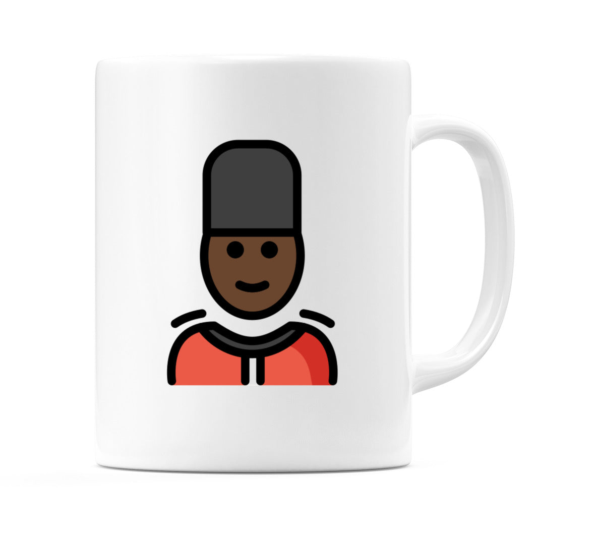 Guard: Dark Skin Tone Emoji Mug