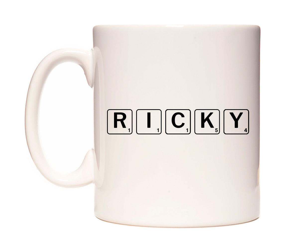 Ricky - Scrabble Themed Mug