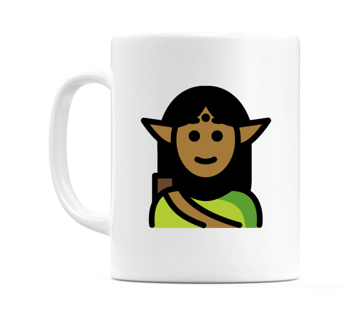 Elf: Medium-Dark Skin Tone Emoji Mug