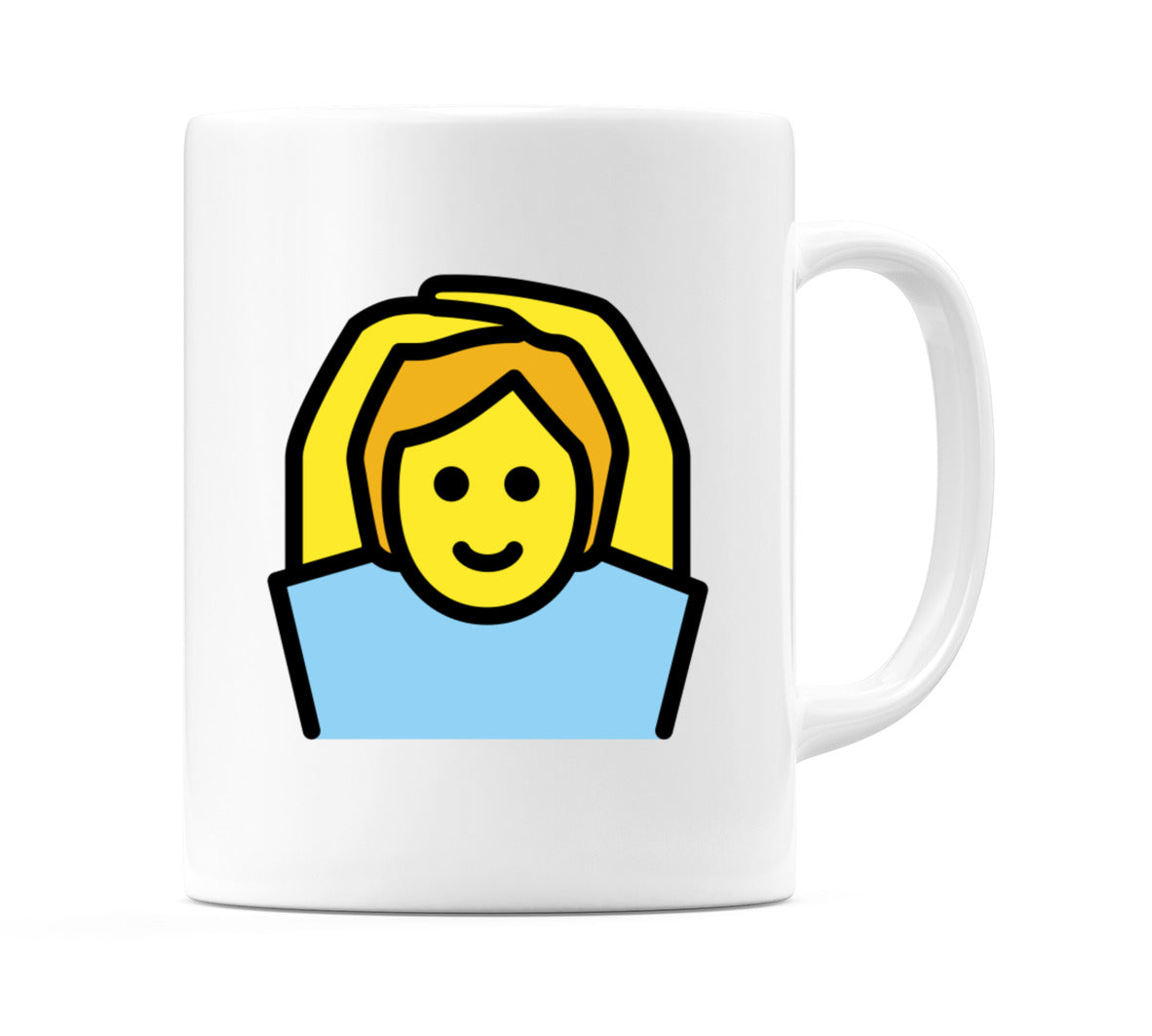 Person Gesturing Ok Emoji Mug
