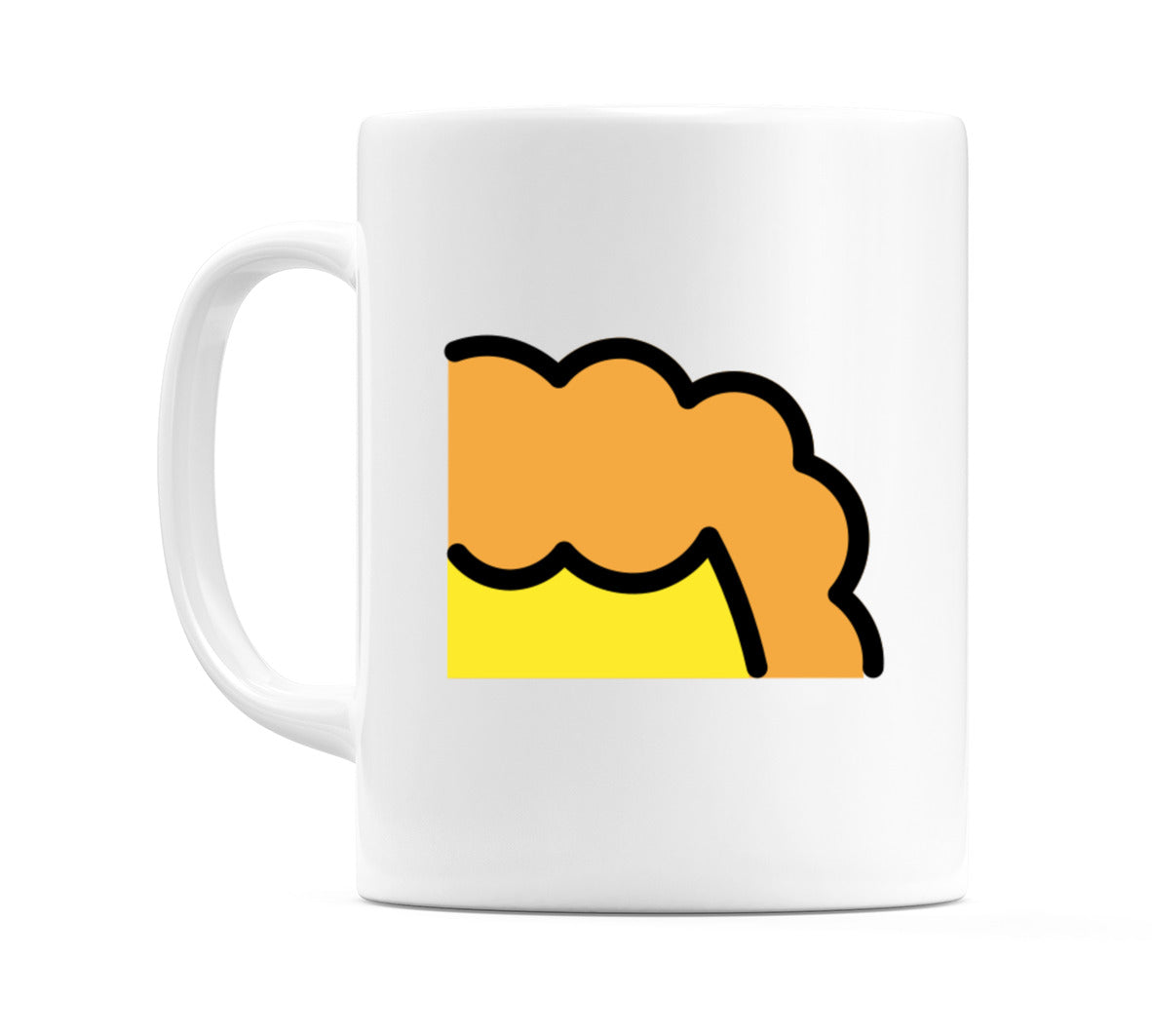 Curly Hair Emoji Mug