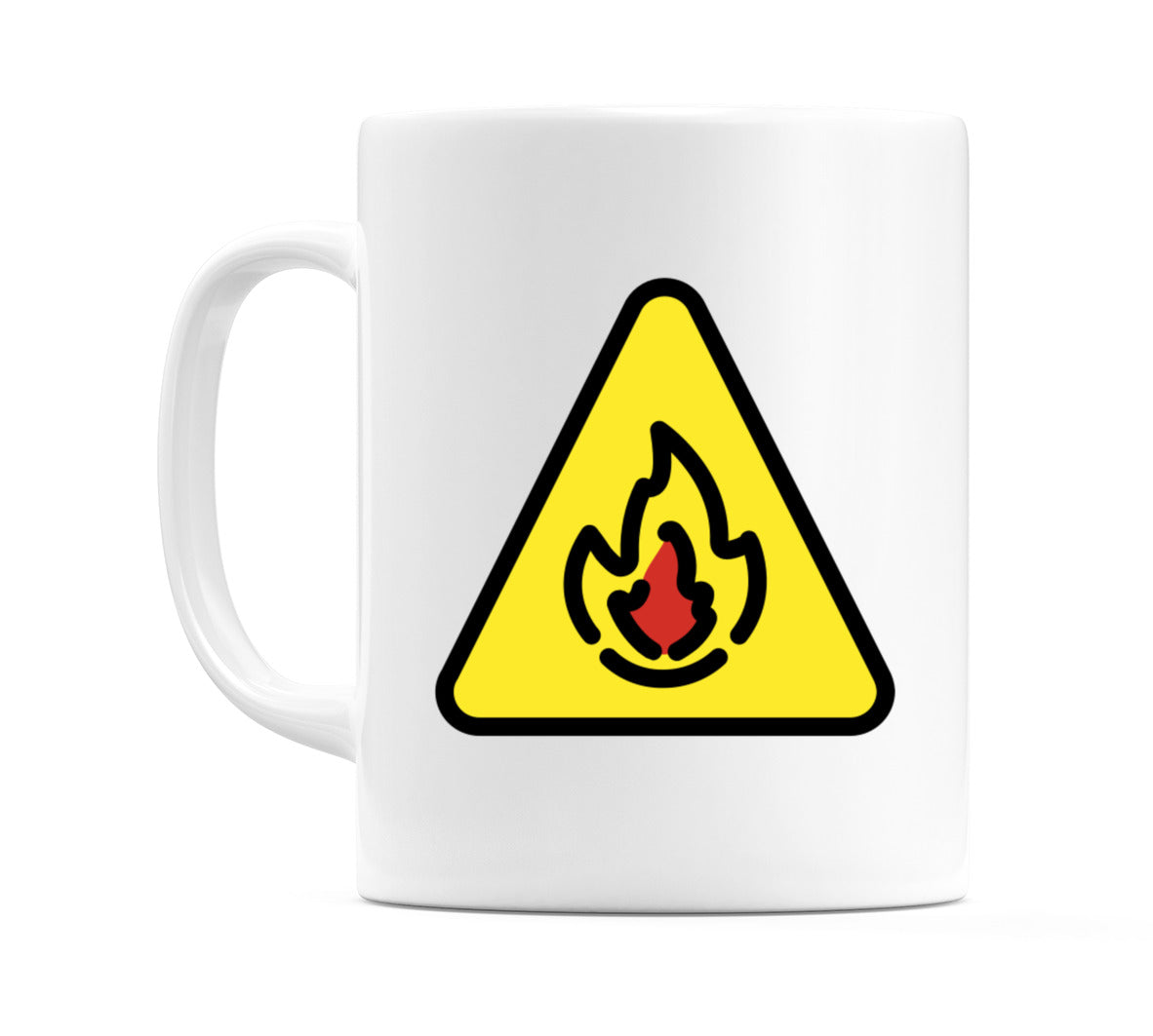 Warning Fire Emoji Mug