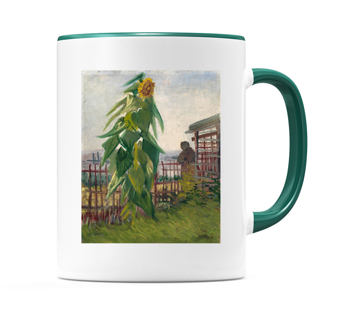 Allotment with Sunflower (1887) Mug