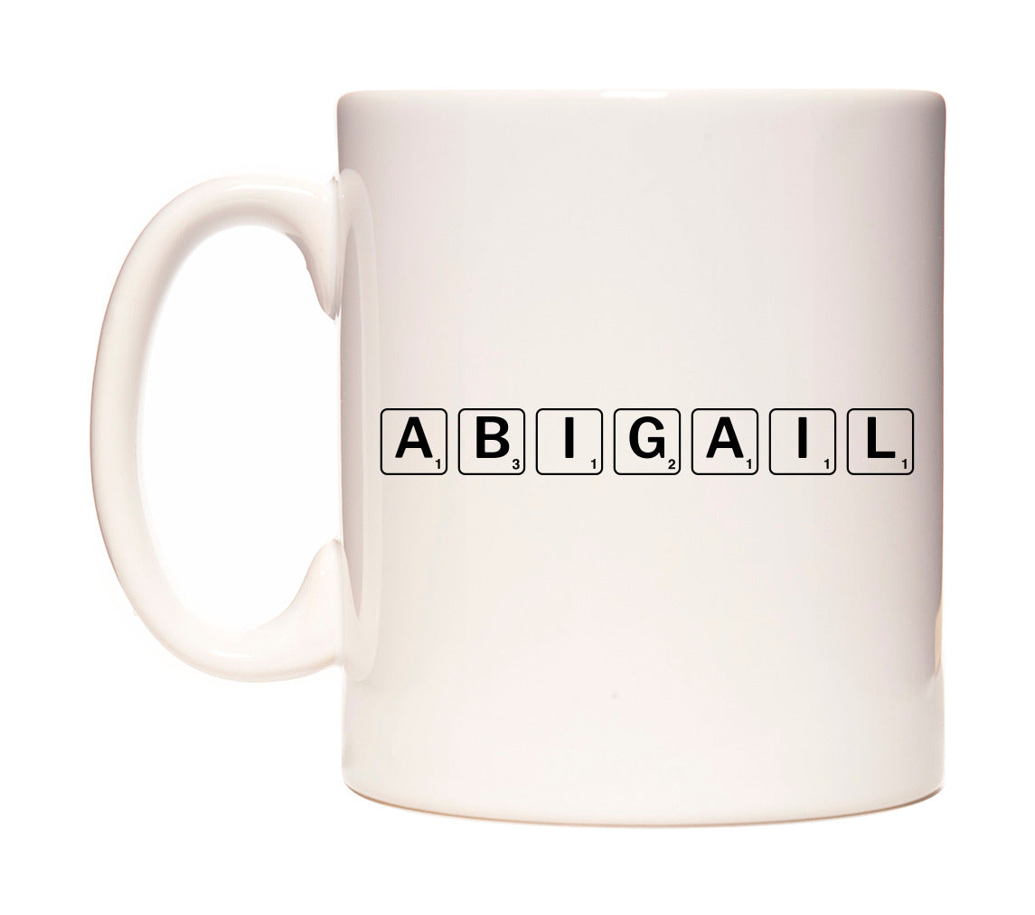 Abigail - Scrabble Themed Mug