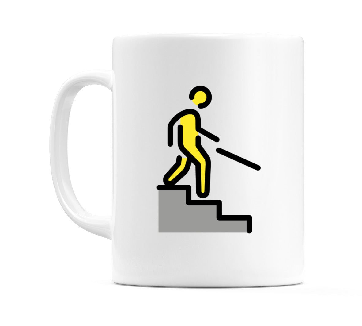 Evacuate Downstairs Emoji Mug