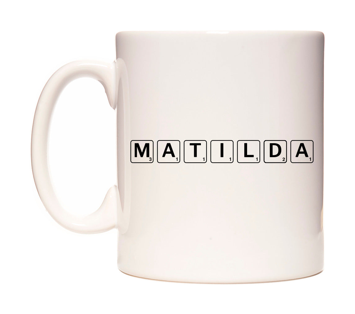 Matilda - Scrabble Themed Mug