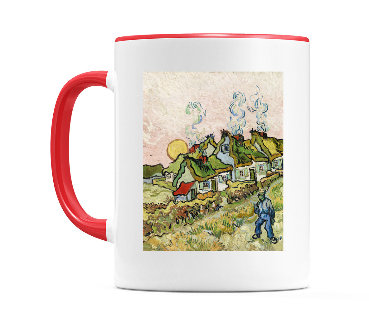 Houses and Figure (1890) Mug