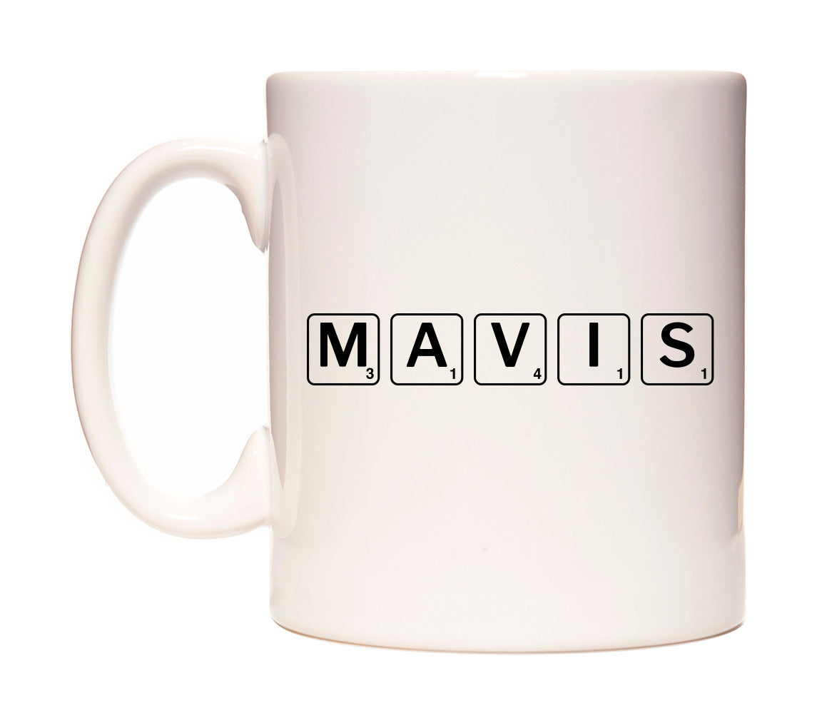 Mavis - Scrabble Themed Mug