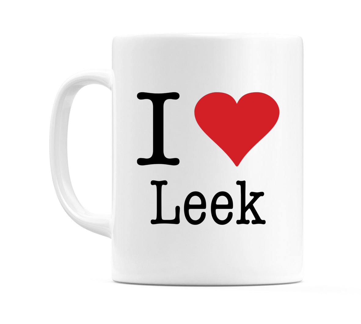 I Love Leek Mug