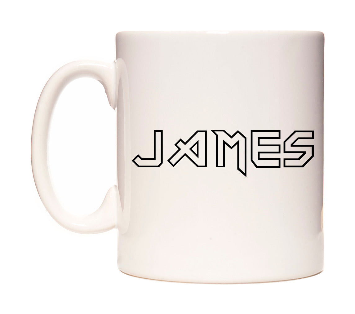 James - Iron Maiden Themed Mug