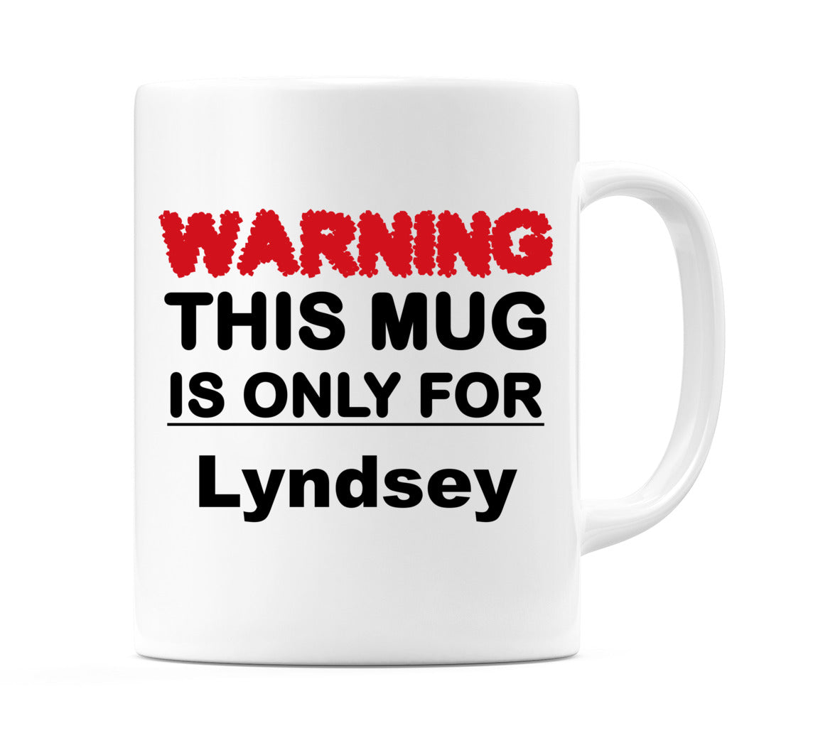 Warning This Mug is ONLY for Lyndsey Mug