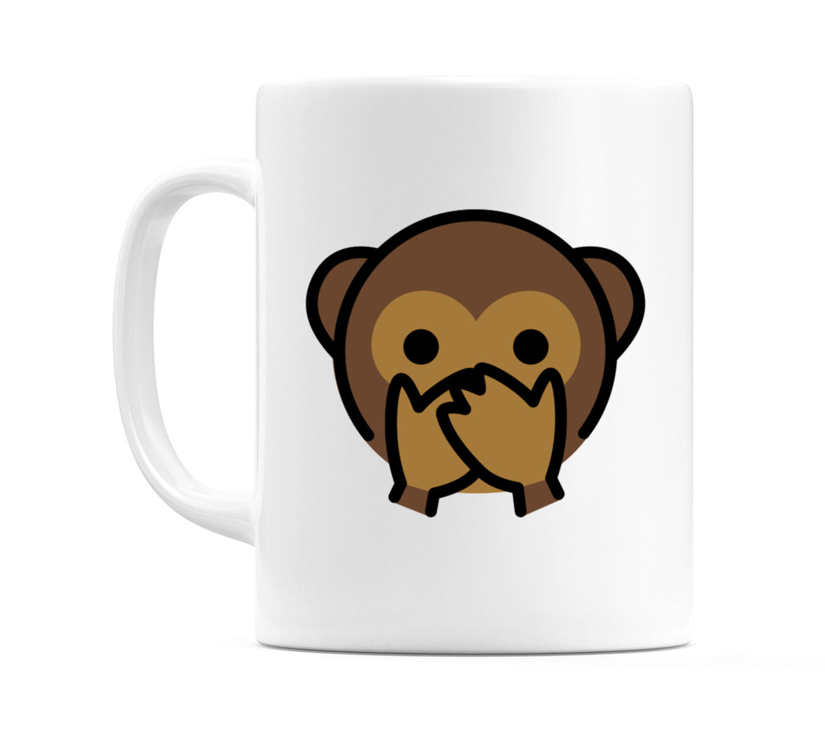 Speak-No-Evil Monkey Emoji Mug