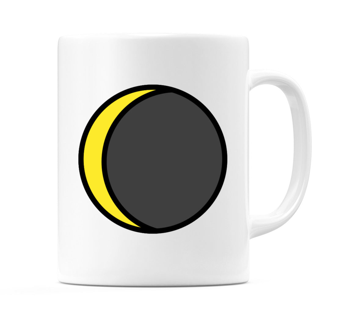 Waning Crescent Moon Emoji Mug