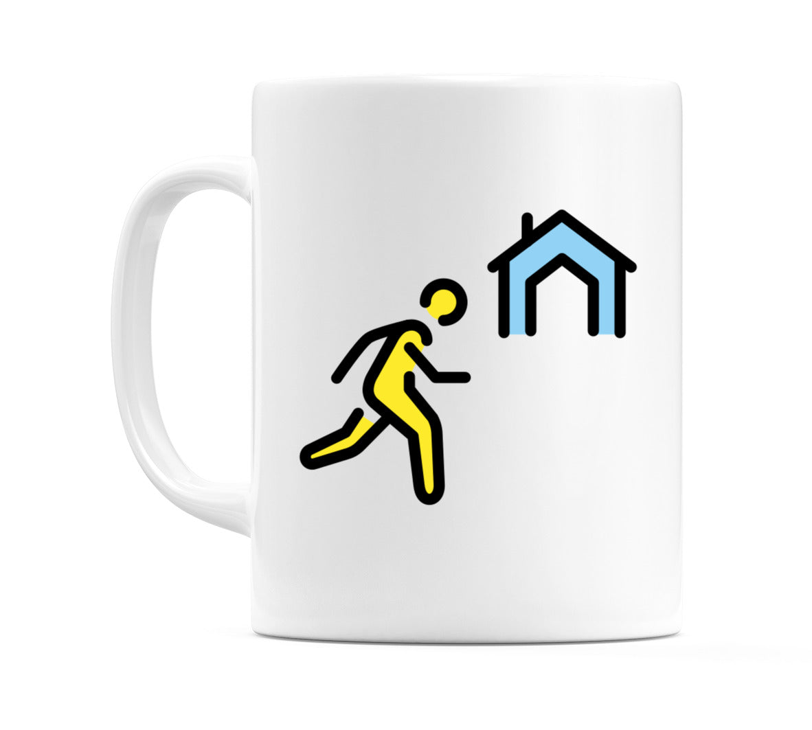 Evacuate To Shelter Emoji Mug