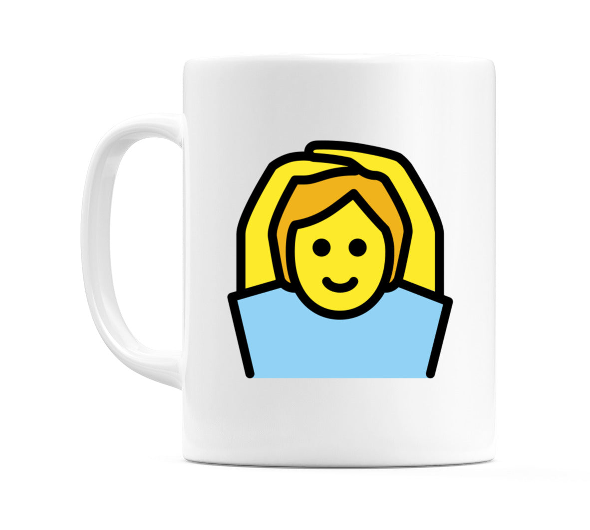 Person Gesturing Ok Emoji Mug