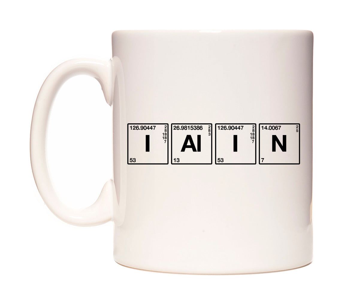 Iain - Chemistry Themed Mug