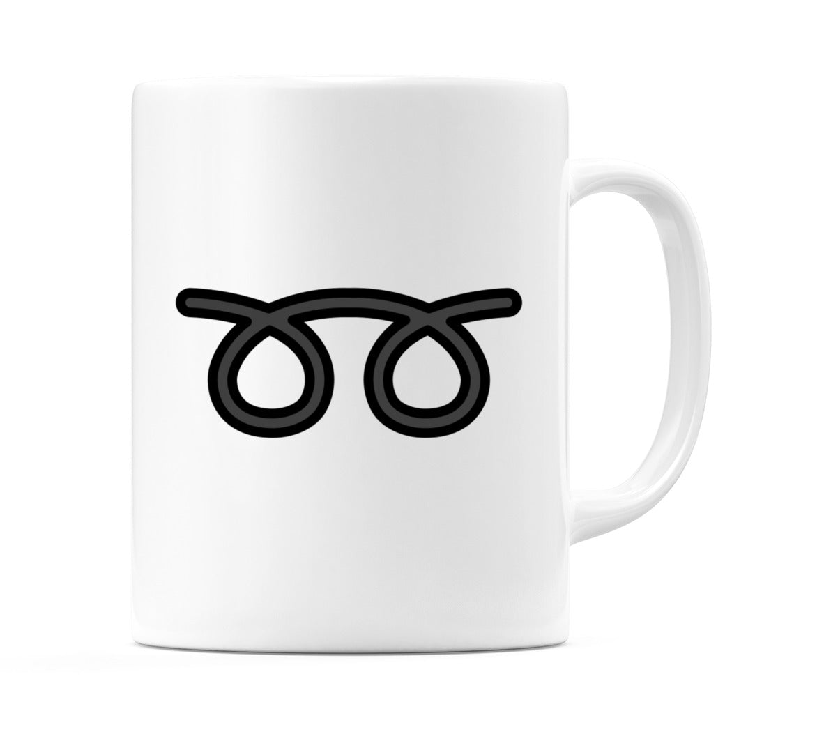Double Curly Loop Emoji Mug