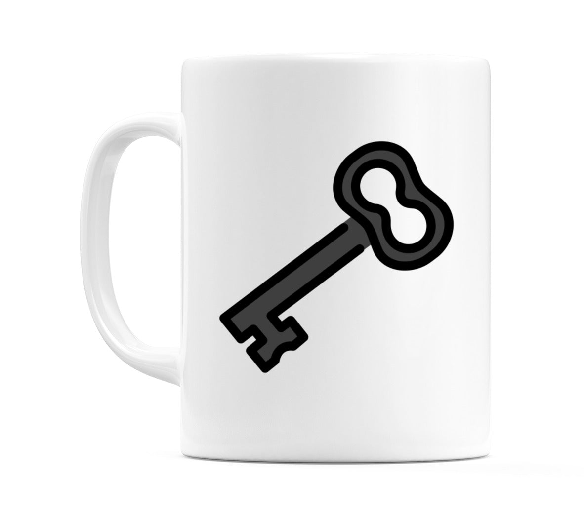 Old Key Emoji Mug