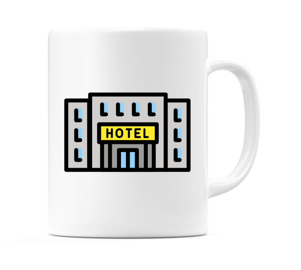 Hotel Emoji Mug