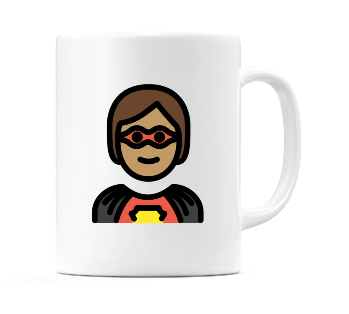 Superhero: Medium Skin Tone Emoji Mug