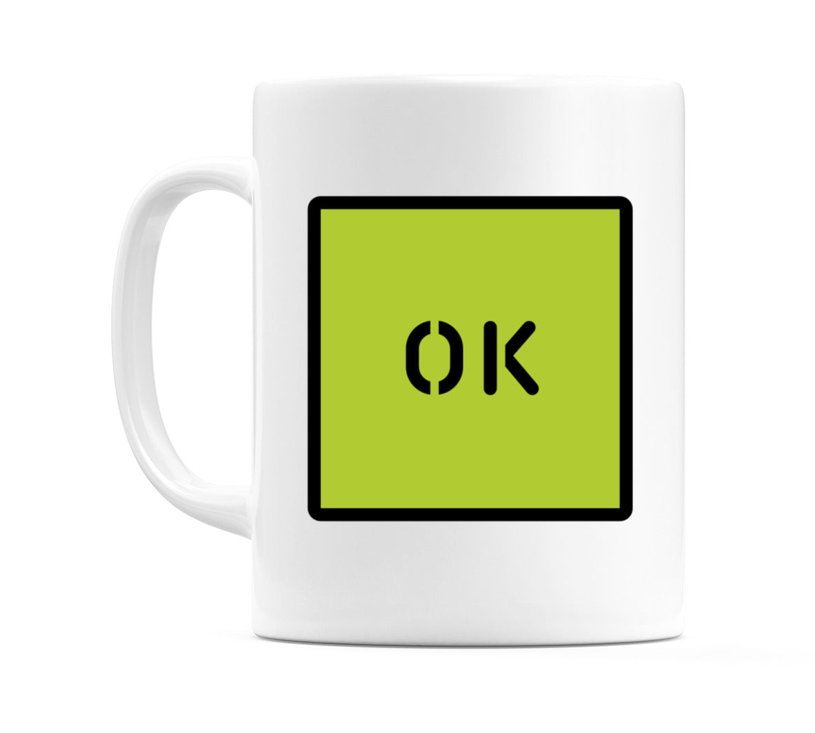 Ok Stencil Emoji Mug