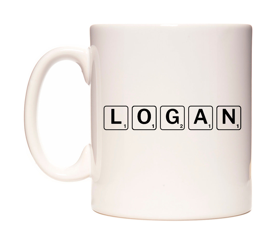 Logan - Scrabble Themed Mug