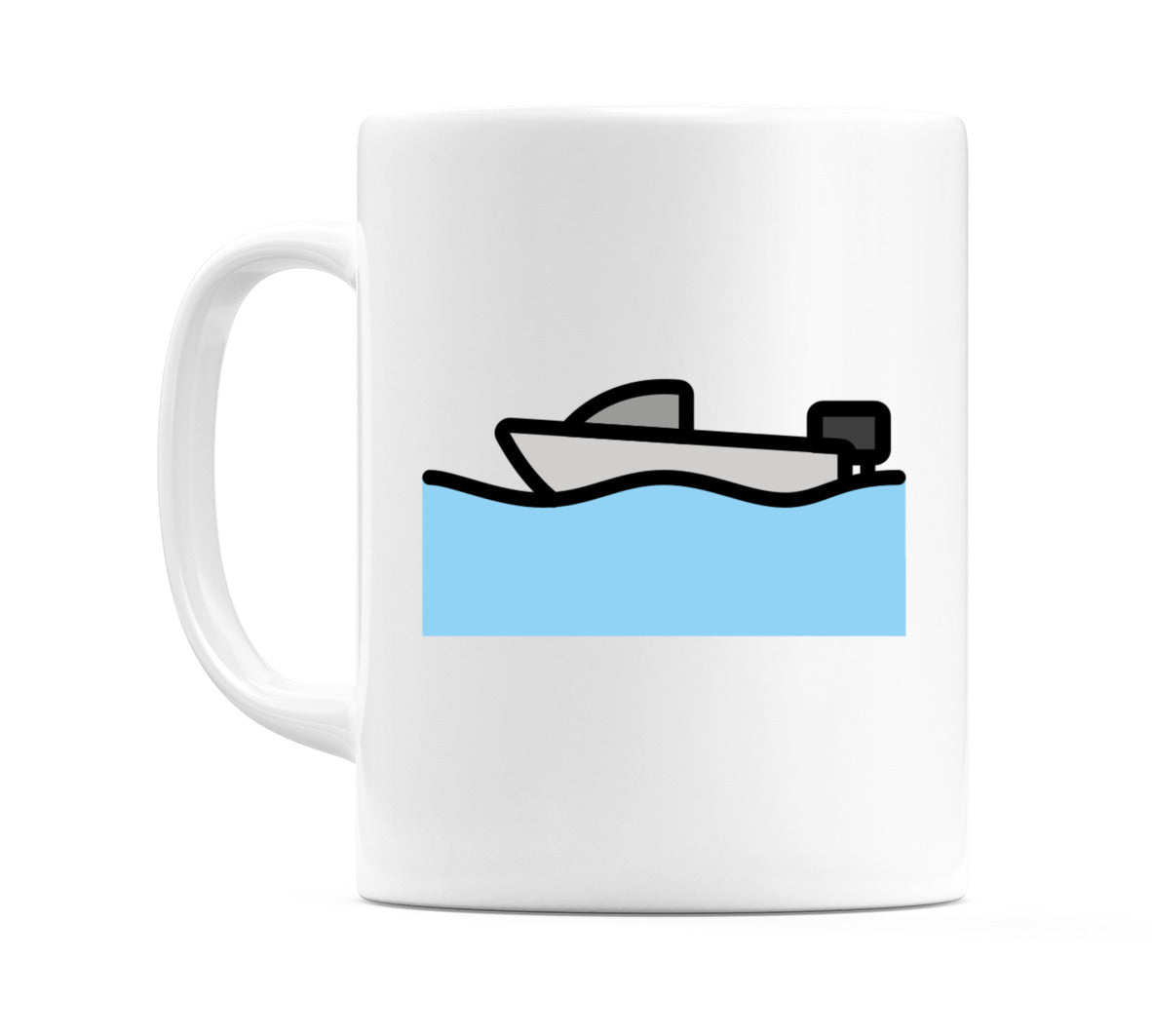 Motor Boat Emoji Mug