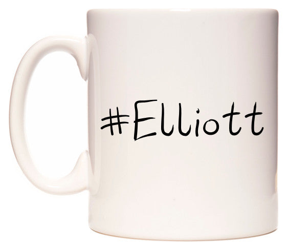 This mug features #Elliott
