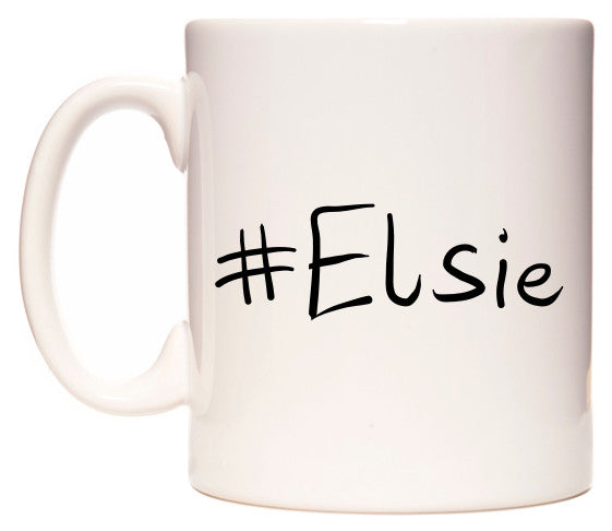 This mug features #Elsie