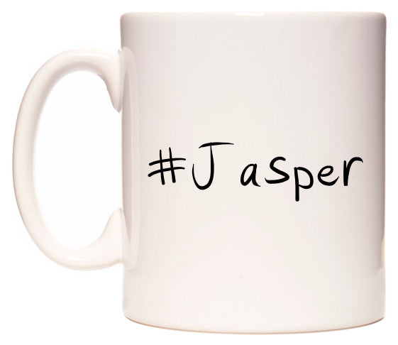 This mug features #Jasper