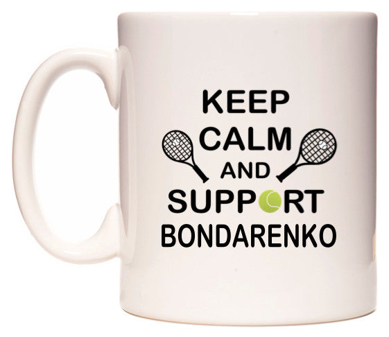 This mug features Keep Calm And Support Bondarenko