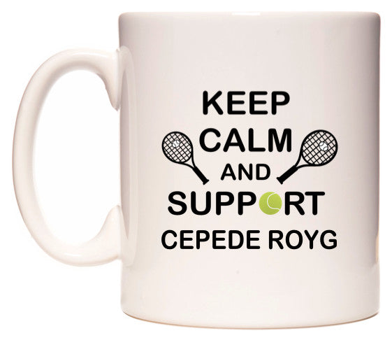 This mug features Keep Calm And Support Cepede Royg