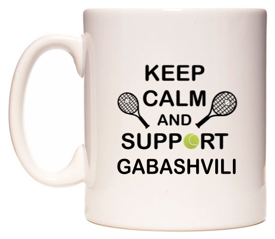 This mug features Keep Calm And Support Gabashvili