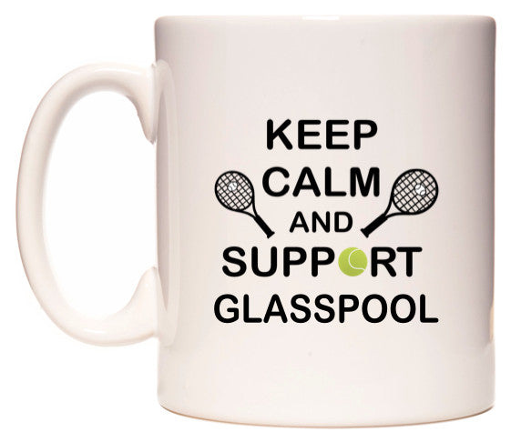 This mug features Keep Calm And Support Glasspool