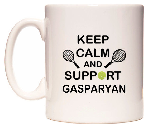 This mug features Keep Calm And Support Gasparyan