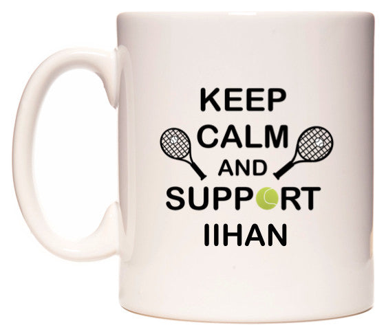 This mug features Keep Calm And Support Ilhan