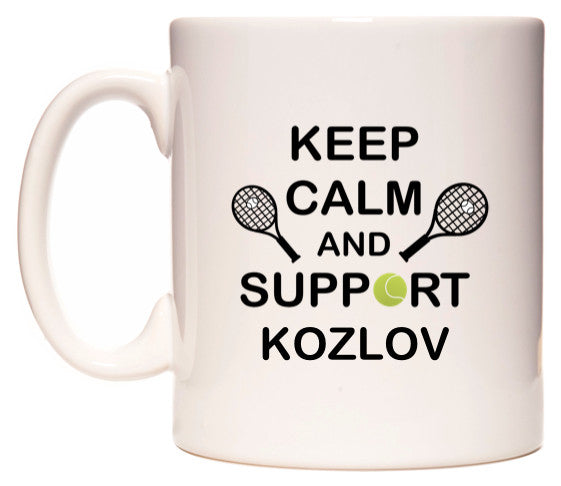 This mug features Keep Calm And Support Kozlov