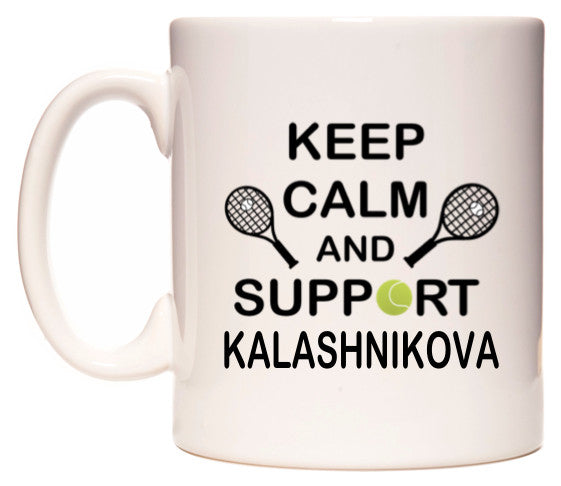 This mug features Keep Calm And Support Kalashnikova