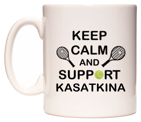 This mug features Keep Calm And Support Kasatkina