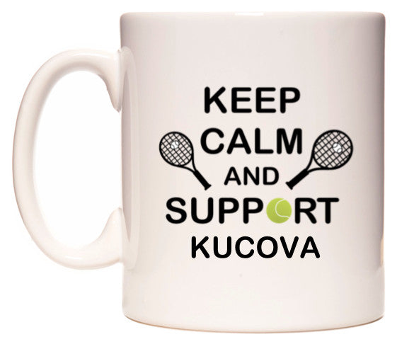 This mug features Keep Calm And Support Kucova