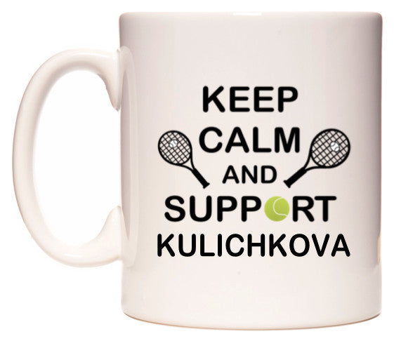 This mug features Keep Calm And Support Kulichkova
